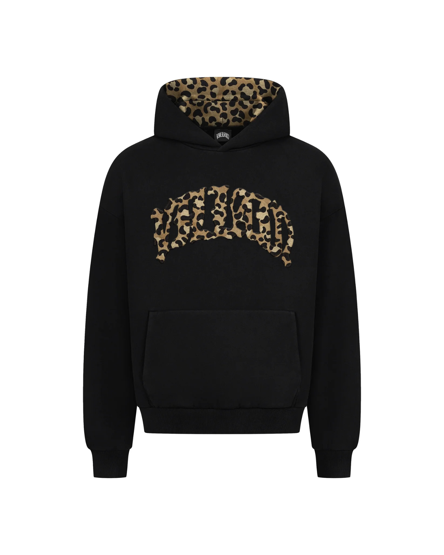 BLACK LEOPARD HOODIE